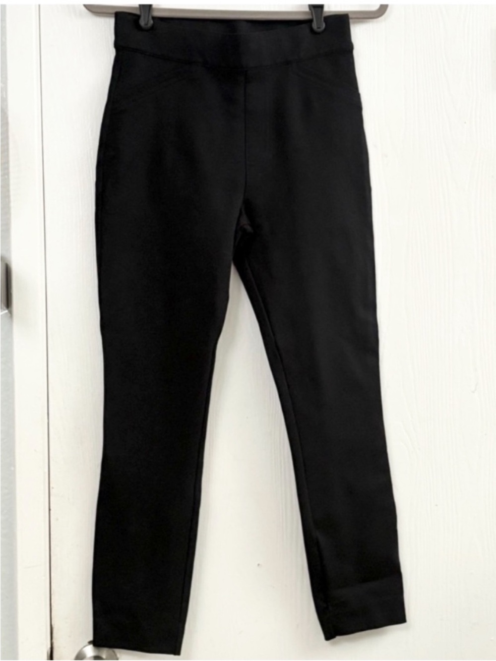 SPANX Black High-Rise Ponte Leggings Pull On Size S
